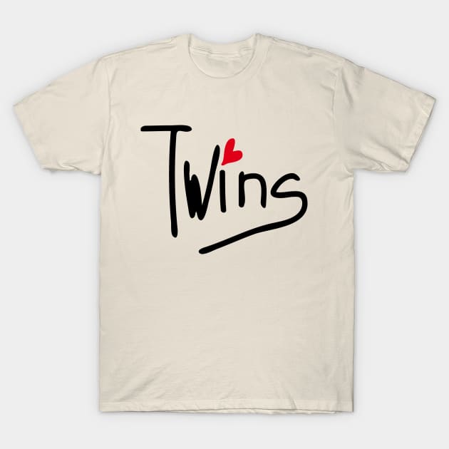 Twins T-Shirt by CindyS